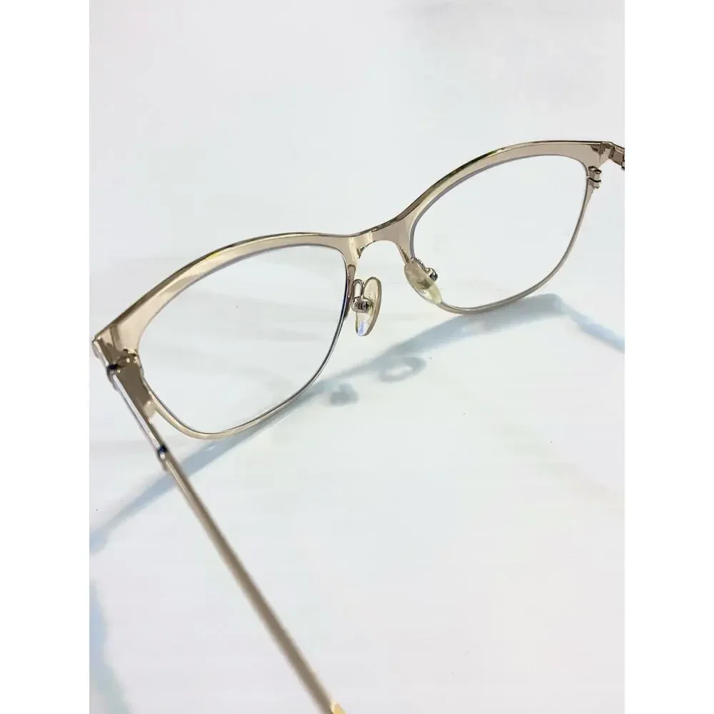 Lilly Pulitzer Eyeglass Frames Georgina Navy Blue Gold Full Rim 49 16 135